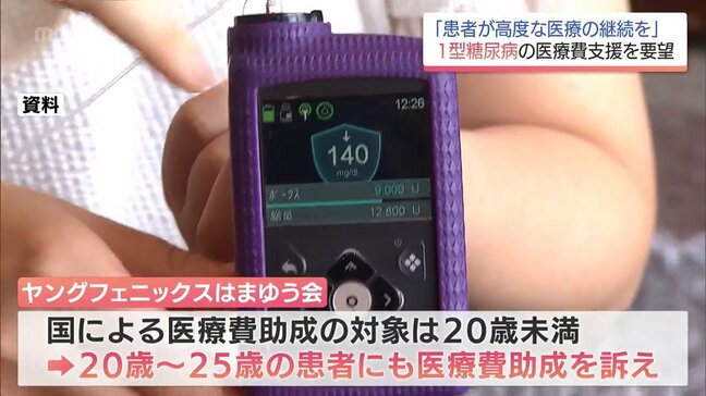 「1型糖尿病」患者の治療継続のために 宮崎県内の家族会メンバーが医療費支援を宮崎市に要望|TBS NEWS DIG