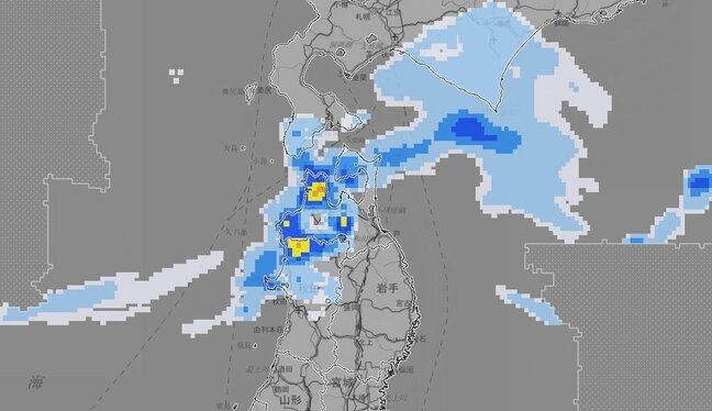 東北日本海側を中心に大雨となる所がある見込み 多い所で1時間に40ミリの激しい雨が降る所も…警報級の大雨となる可能性【雨風シミュレーション】|TBS NEWS DIG
