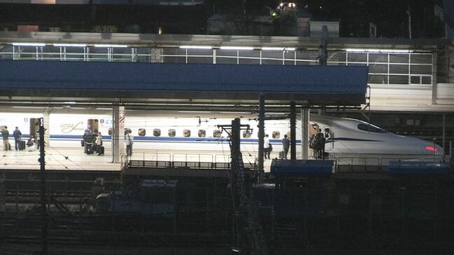 【速報】東海道新幹線 豊橋～小田原 上り線で運転見合わせ（1日午後6時55分現在）|TBS NEWS DIG