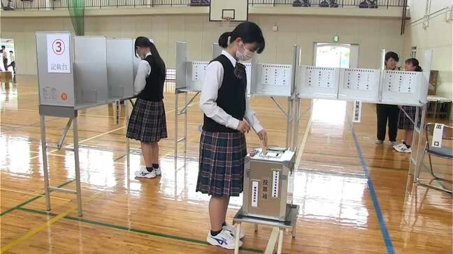 鹿児島・阿久根市の鶴翔高校で選挙出前授業|TBS NEWS DIG