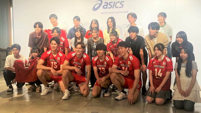 石川祐希「常に限界でジャンプするのが重要」髙橋藍「スクワットのバリエーション」高校生の質問に真摯なアドバイス|TBS NEWS DIG