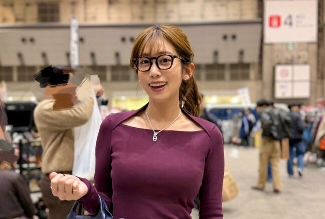 【 中川安奈 】　初めての古着フェスで歓喜　「会場がひろーくてお洋服たくさんで目が忙し楽しかったです」|TBS NEWS DIG