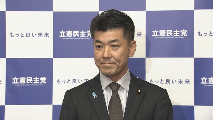 【速報】立憲・泉代表　内閣不信任決議案提出を表明