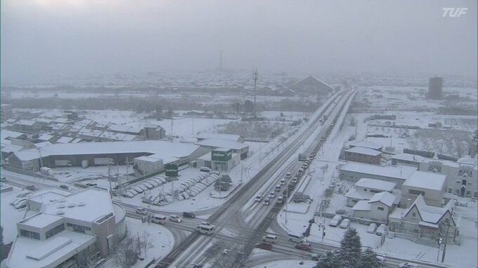桧枝岐110センチ、福島6センチ…会津・中通りで雪　大雪による交通障害、落雪など注意　福島・午前11時現在　|　福島のニュース│TUF
