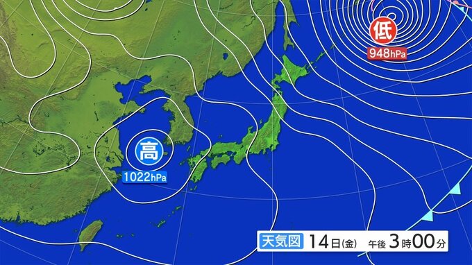 【強烈寒波　大雪は？】強い冬型の気圧配置に関する全般気象情報　天気|TBS NEWS DIG