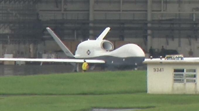 米軍の大型無人偵察機「MQ－4」が嘉手納に飛来　一時配備の2機が揃う　|　沖縄のニュース｜RBC 琉球放送