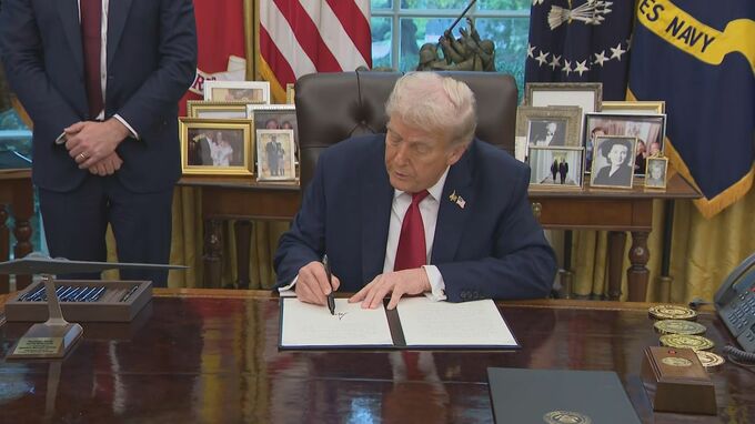 「TikTok」アメリカ国内で使用継続へ　トランプ氏が大統領令に署名