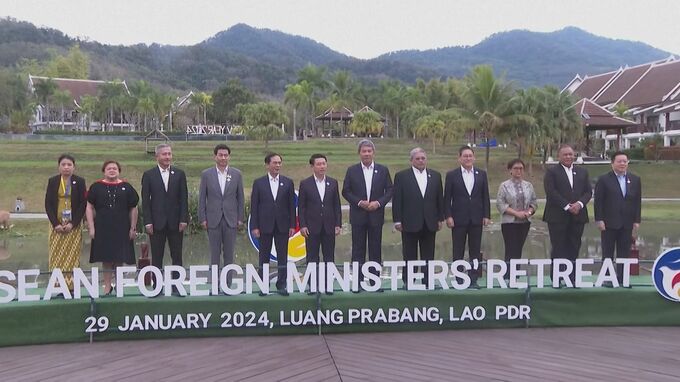 ASEAN外相会議 軍政下のミャンマーから代表者 主要会議出席は約2年半ぶり、議長国ラオスは軍幹部との“対話”模索か