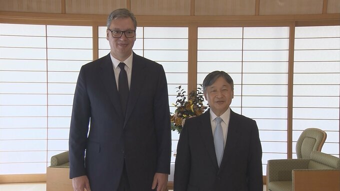 天皇陛下　来日中のセルビア大統領と皇居・御所で懇談　陛下からストイコビッチ氏についての発言も|TBS NEWS DIG