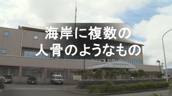 海岸に複数の人骨のようなもの「人間の下半身の骨の一部のように見える」|TBS NEWS DIG