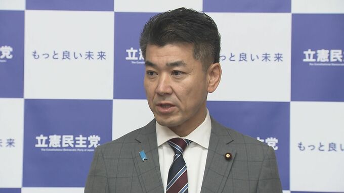 【速報】立憲・泉代表「ゆゆしき事態で異常事態」池田議員事務所への家宅捜索を受け