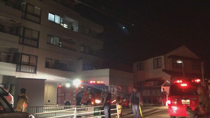 マンションの一室焼く火事 火元の部屋に住む70代女性が意識不明で搬送 延焼無し 金沢市　|　石川県のニュース｜MRO北陸放送