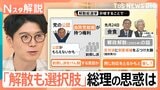「解散総選挙も選択肢」?“総裁選前倒し”を牽制か 石破総理の思惑は【Nスタ解説】|TBS NEWS DIG