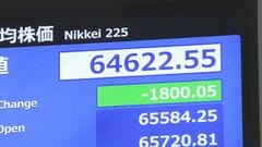 【速報】日経平均、一時1800円超値下がり　原油先物価格上昇で企業業績下押しに警戒感| TBS CROSS DIG with Bloomberg