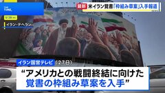 米イラン戦闘終結覚書「枠組み草案」入手報道 イラン国営テレビ　トランプ大統領「合意か攻撃再開か」| TBS CROSS DIG with Bloomberg
