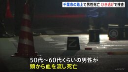 50代～60代とみられる男性が頭から血を流して死亡　ひき逃げ事件として捜査　千葉市・花見川区|TBS NEWS DIG