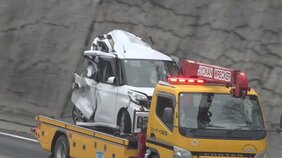 中央道上り線・笹子トンネルで軽乗用車に追突　1歳の男の子が重体　大型トラック運転の男を逮捕|TBS NEWS DIG