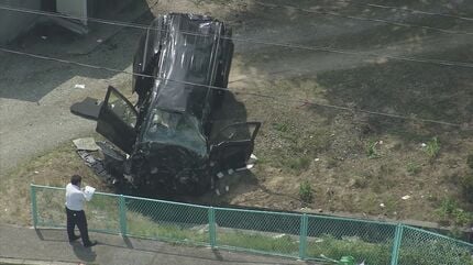 国道で車2台が絡む事故で3人死傷 74歳の女性が死亡 別の72歳の女性が