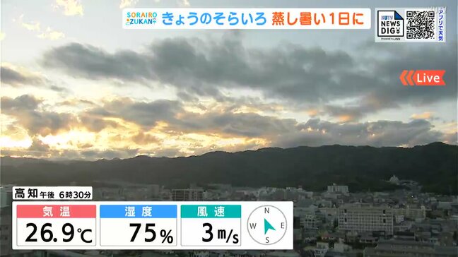 高知の天気　あす29日（金）は広い範囲で真夏日へ　来週は台風接近のおそれも|TBS NEWS DIG