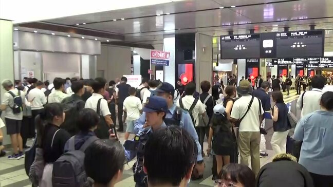 「早く帰りたいのに」　通過中の列車と人が接触　線路内にいたとみて調べる　山陽新幹線が3時間運転見合わせ　広島|TBS NEWS DIG