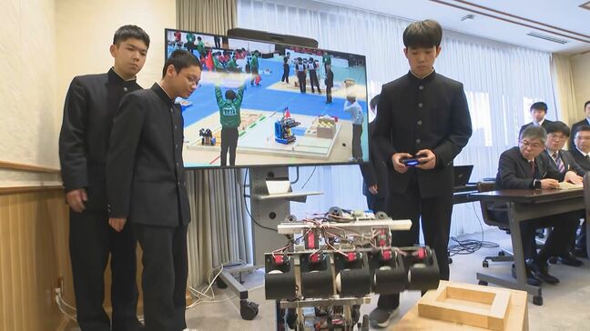 ロボット相撲や食品コンテストで日本一　産業系高校の生徒らに大分県民表彰|TBS NEWS DIG