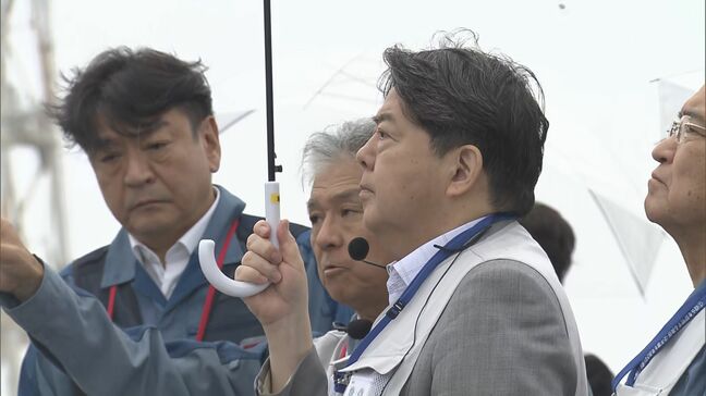 林官房長官 福島第一原発と中間貯蔵施設を視察「安全確保が最優先」|TBS NEWS DIG