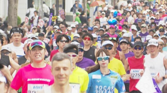 新たな「おもてなし」も！9000人余が春の信濃路を満喫！長野マラソンに密着|TBS NEWS DIG