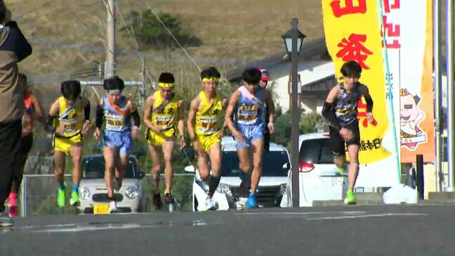 県下一周駅伝3日目　伊佐・永田宏一郎さん　大口高校生徒に「頑張る姿見せられた」|TBS NEWS DIG