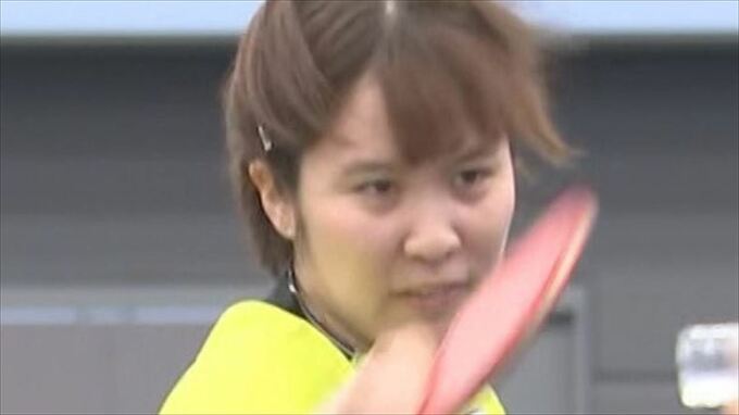 卓球女子団体 準決勝へ　ダブルスとシングルスに出場の平野美宇選手　1ゲームも落とさず勝利|TBS NEWS DIG