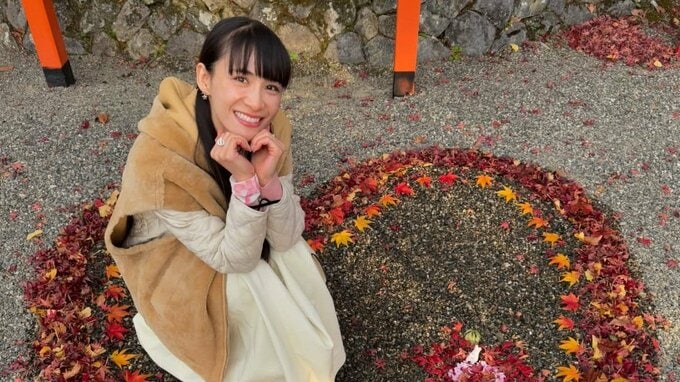 【Perfume】あ～ちゃん　京都府の縁結び神社で紅葉アートに「かわいすぎて恋」|TBS NEWS DIG