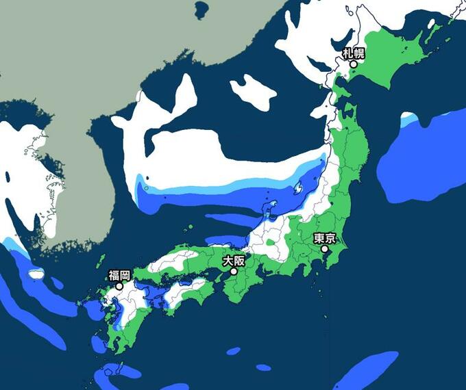 大雪のおそれ　雪のシミュレーション21日（木）～25日（月）九州・中国・四国・北陸・東北・北海道などで雪予想　|　鹿児島のニュース｜MBC NEWS｜南日本放送