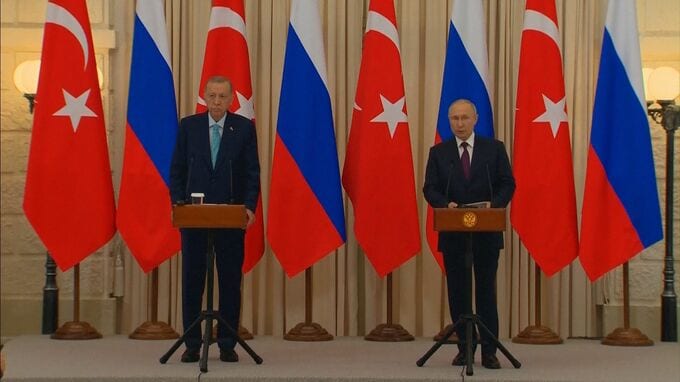 トルコ・エルドアン大統領がプーチン大統領と電話会談「ウクライナとの直接交渉の提案を歓迎」|TBS NEWS DIG