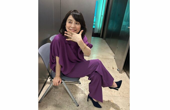 石田ゆり子さん　モネ展「記者発表会がありました」　オフショットを公開|TBS NEWS DIG