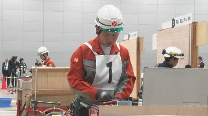 電気工事の技術を競う　全中国電工連技能競技大会|TBS NEWS DIG