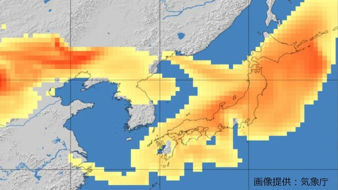 【黄砂・3時間おき予測図】きょうも黄砂　西日本から北日本の広い範囲で飛来中　15日（土）に次の黄砂も？|TBS NEWS DIG