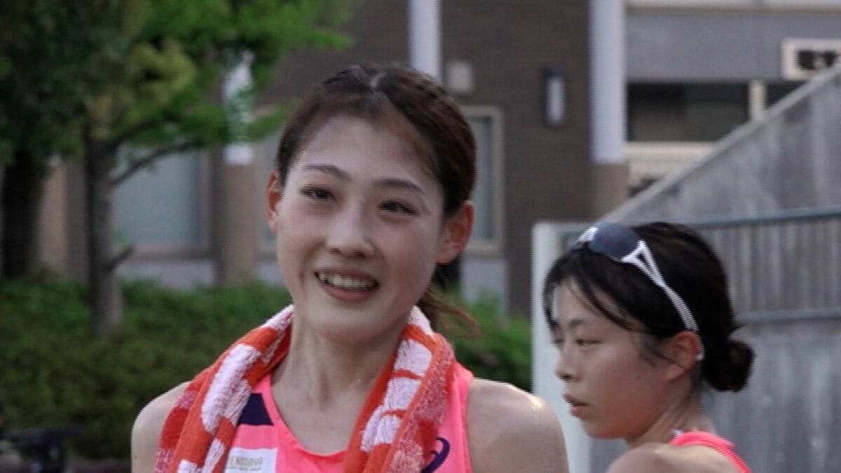 天満屋・前田穂南選手が復帰後初のトラックレース 笑顔で「マラソンに
