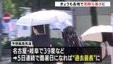 きのうまでの4日連続で最高気温40℃以上の「酷暑日」 きょうも名古屋・岐阜で39℃など各地で危険な暑さに 広い範囲に熱中症警戒アラート|TBS NEWS DIG