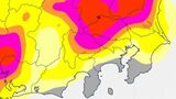 【関東甲信】9日昼過ぎ~夜遅くにかけ 雷を伴った激しい雨や非常に激しい雨の降る所が 警報級のおそれも 【雨と風のシミュレーション・発雷確率】|TBS NEWS DIG