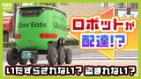 【ウーバーイーツ】ロボット配達の技術がスゴイ！盗まれない？ぶつからない？ギモンを徹底解説　自動運転が先行するアメリカ...『ウーバー』の“真の狙い”を考察|TBS NEWS DIG