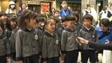 「前を見て集中して運転を」 今年に入って520件の交通事故が発生し12人が死亡 地元の園児らが安全運転呼びかけ 春の交通安全パレード 愛媛 | 愛媛のニュース - Nスタえひめ|あいテレビは6チャンネル