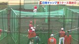 若鯉が早くもエンジン全開！ カープ日南キャンプ第1クール最終日　|　RCC NEWS | 広島ニュース | RCC中国放送