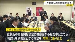 再審制度の見直しめぐる改正案を了承 検察官抗告「原則禁止」を本則に盛り込む　15日に閣議決定へ| TBS CROSS DIG with Bloomberg