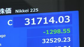 【速報】日経平均株価が大幅に下落　終値は1298円下落の3万1714円　“トランプ関税”発動で経済悪化を懸念|TBS NEWS DIG