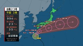 三連休は広く傘の出番　連休初日関東は冷たい雨に　台風23号&nbsp;伊豆諸島を直撃のおそれ|TBS NEWS DIG
