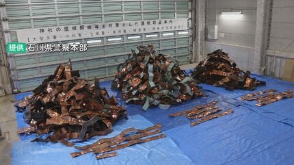 神社の屋根から銅板100枚を盗んだ解体業、建設業の男ら3人逮捕 県内で