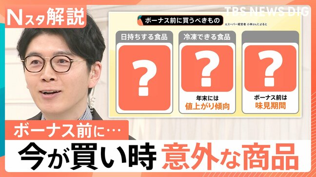 何かとお金がかかる12月「10日までがポイント」年末のスーパー攻略法　ボーナス前に買うべきものは？【Nスタ解説】|TBS NEWS DIG