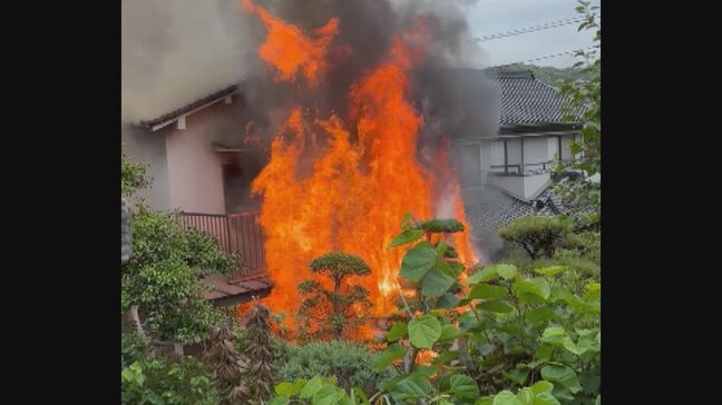 焼け跡から１人遺体　80代の女性と連絡取れず　「家から炎が出ている」と通報　住宅密集地で火災　約２時間後に鎮火　付近住民が避難も　広島県福山市|TBS NEWS DIG