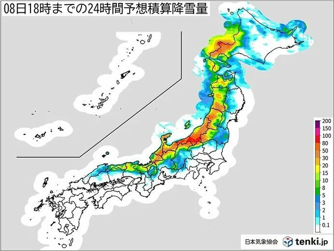 あす（８日）昼前にかけて平野部で大雪になるところも　被災地では土砂崩れや家屋の倒壊に十分注意・警戒を|TBS NEWS DIG