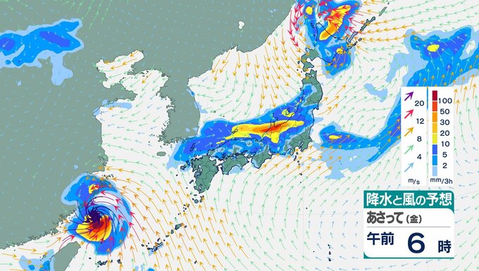 【台風情報・大雨情報】台風18号（ソウデル）は沖縄から大陸方面へ離れるも　28日にかけ日本列島は大気「非常に不安定」で警報級大雨のおそれ【雨風シミュレーション26日～31日】|TBS NEWS DIG