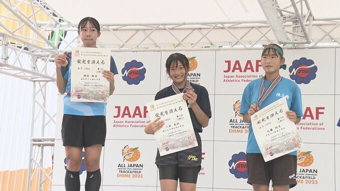 「ライバルとともにがんばりたい」 中２･三好美羽さんが日本一に挑む　全日本中学陸上|TBS NEWS DIG